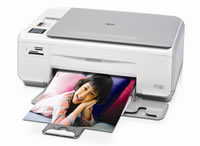 HP(ヒューレットパッカード)のプリンター Photosmart C4275 All-in-One の、インクや説明書、マニュアル、ドライバー情報