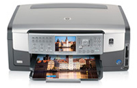 HP(ヒューレットパッカード)のプリンター Photosmart C7180 All-in-One の、インクや説明書、マニュアル、ドライバー情報